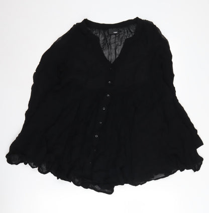 Womens UK Size 12 NEXT Black Basic Blouse