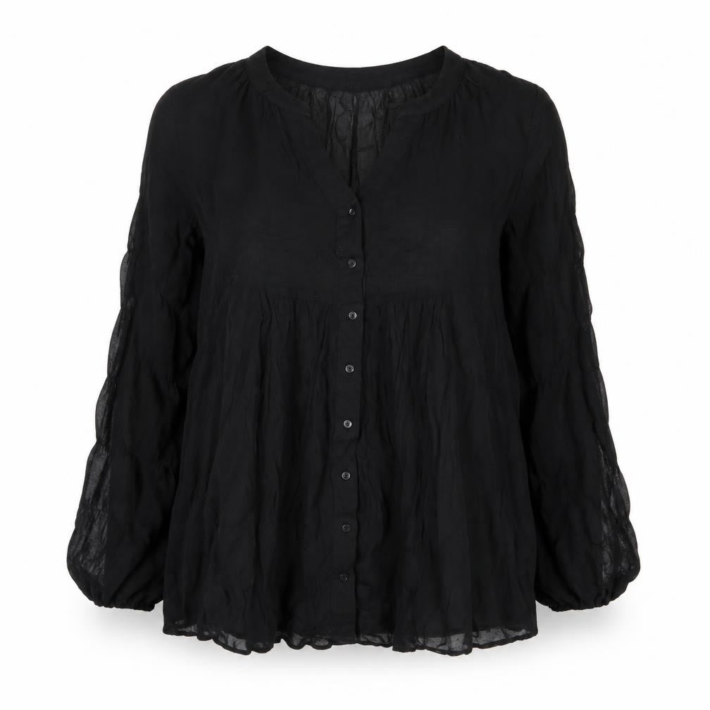 Womens UK Size 12 NEXT Black Basic Blouse