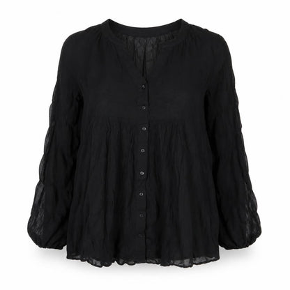 Womens UK Size 12 NEXT Black Basic Blouse