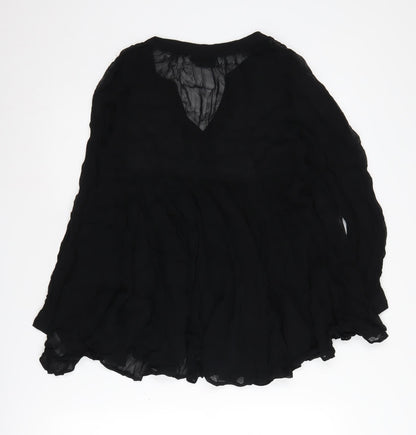 Womens UK Size 12 NEXT Black Basic Blouse