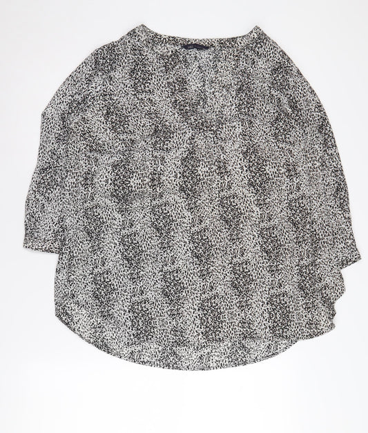 Womens UK Size 18 Marks and Spencer Black Blouse