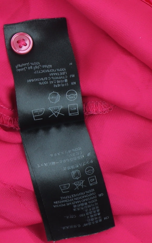 Womens UK Size 8 H&M Pink  Blouse
