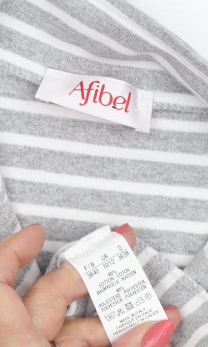 Womens UK Size 10/12 Afibel Multicoloured Basic Jacket