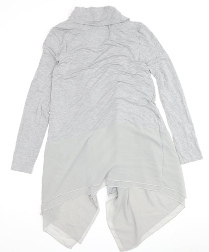 Womens UK Size 10 RJR.John Rocha Grey Cardigan Jumper