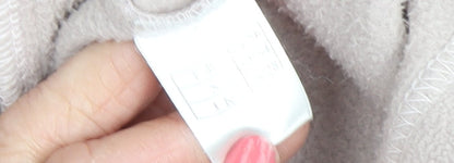 Daxon Women Beige Fleece Jacket M - Autumn Winter Casual