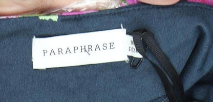 Paraphrase Women's Multicoloured Floral A-Line Skirt, Size M