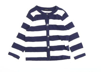 Jeanne Pierre Women's Striped Cardigan S Multicoloured