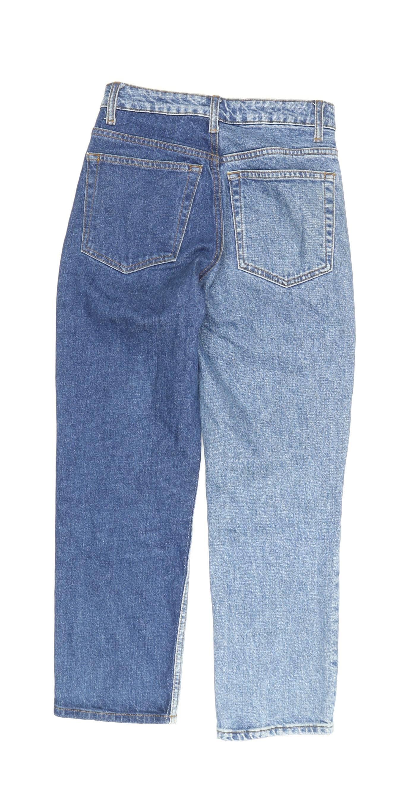 Topshop Women's Blue Straight Jeans Size 6