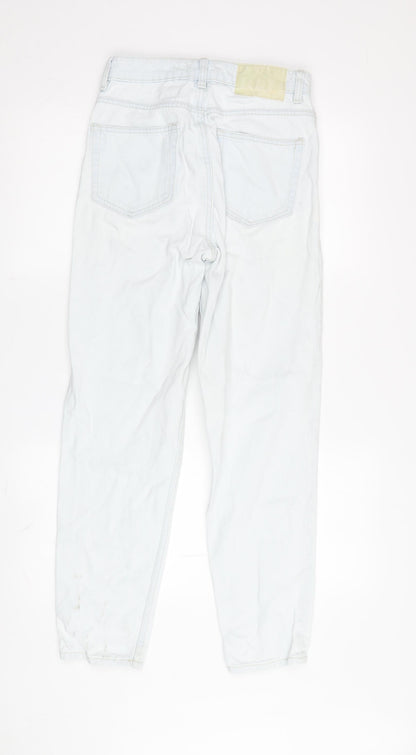 Zara Women's Blue Skinny Jeans - Size 6 - Classic Style