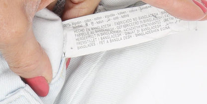 Zara Women's Blue Skinny Jeans - Size 6 - Classic Style