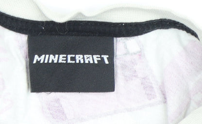 Minecraft Girls Multicoloured Long Sleeve T-Shirt, Size S
