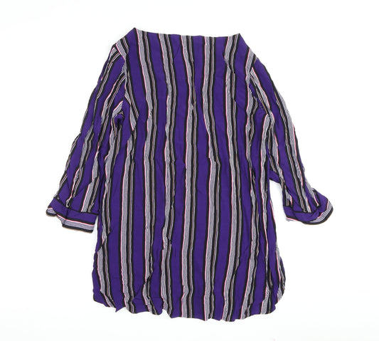 Womens UK Size 14 NEXT Purple  Blouse