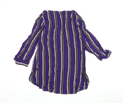 Womens UK Size 14 NEXT Purple  Blouse