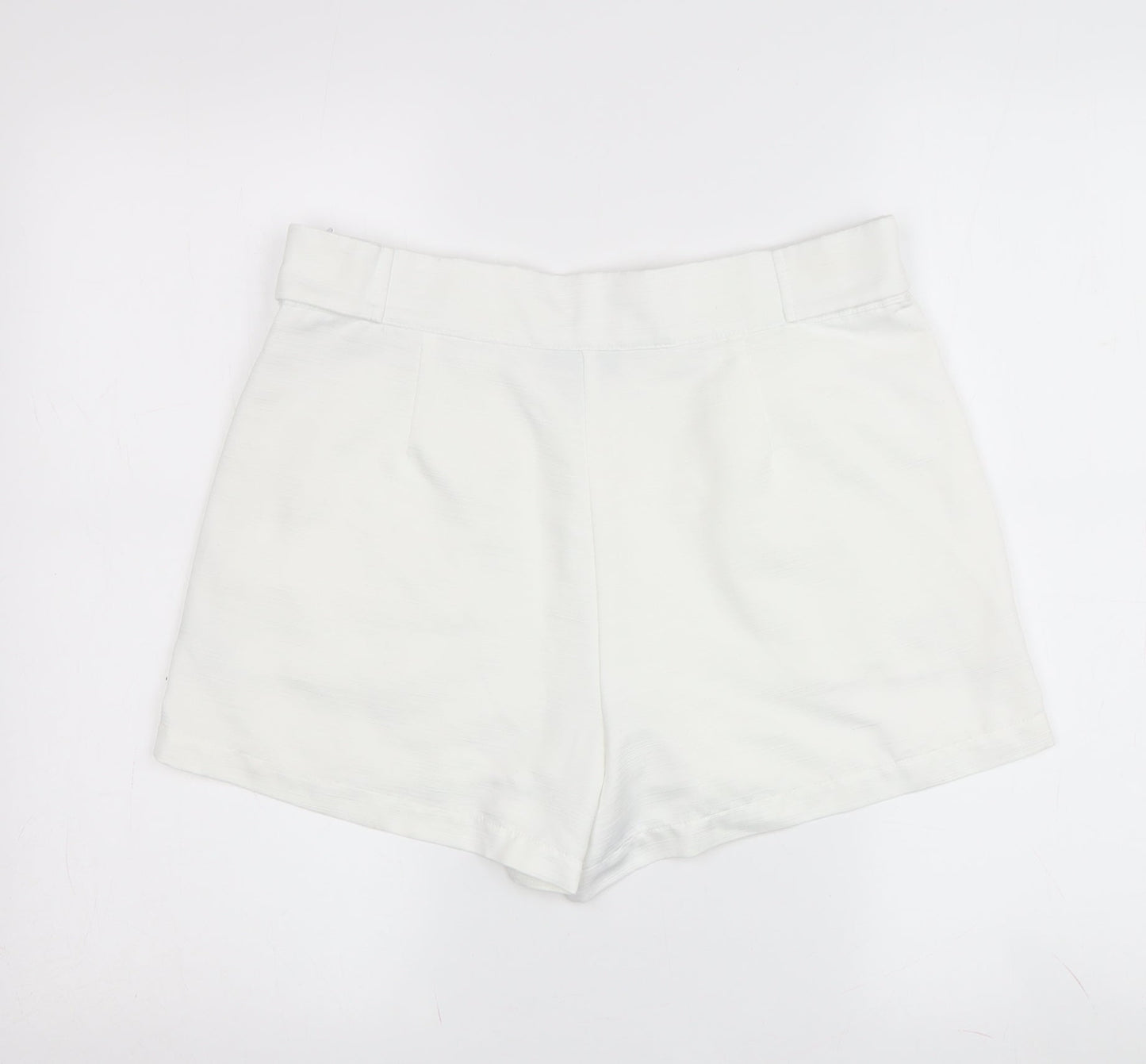 Topshop Women's White Classic Shorts Size 12