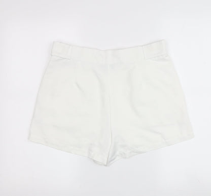 Topshop Women's White Classic Shorts Size 12