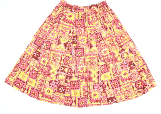 Travelling Light Women's Multicoloured Medium Skirt