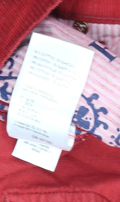 We The Free Men's Red Corduroy Trousers, Size 34, Relaxed Fit