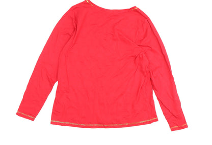 Womens UK Size 16-18 Disney Red  T-Shirt