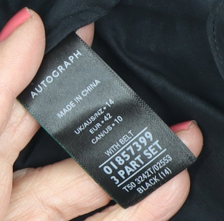 Marks and Spencer Black Sleeveless Nightwear Women's Size 4