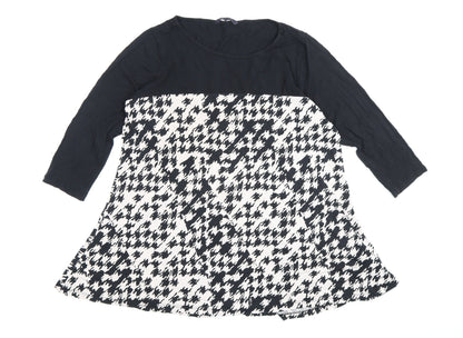 Womens UK Size 18 Marks and Spencer Black Tunic Blouse