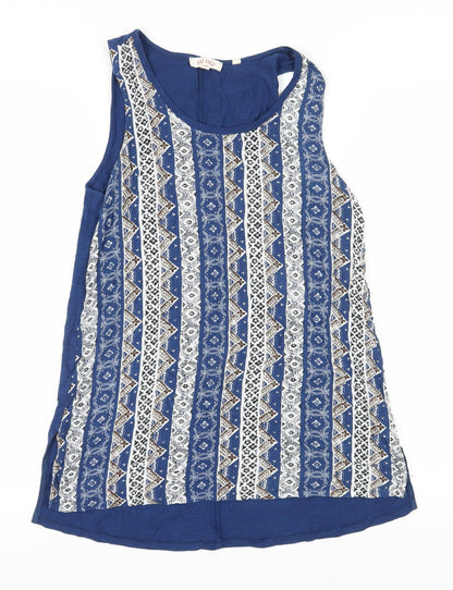 Womens UK Size 10 Fat Face Blue  Tank