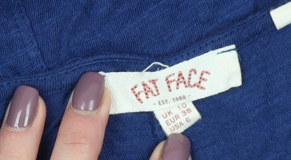 Womens UK Size 10 Fat Face Blue  Tank