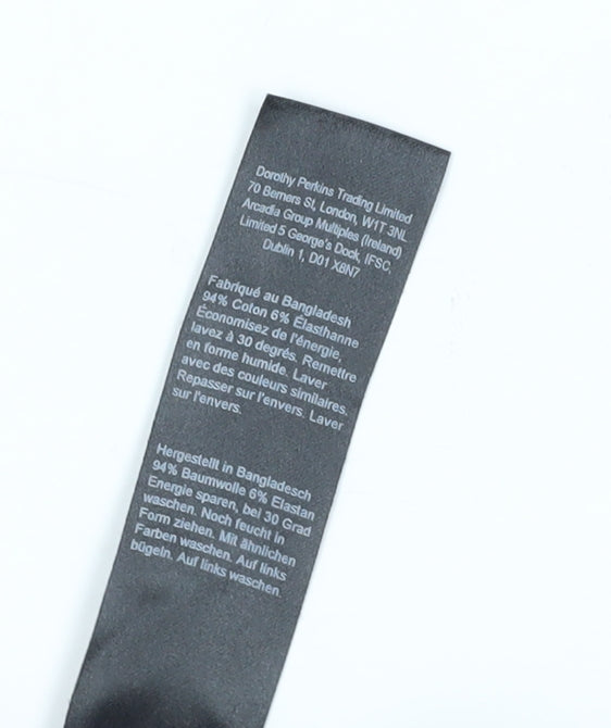 Dorothy Perkins Women's Brown Animal Print Dress Size 10