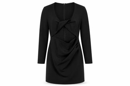 ZARA Women's Black Sheath Short Dress Size 12