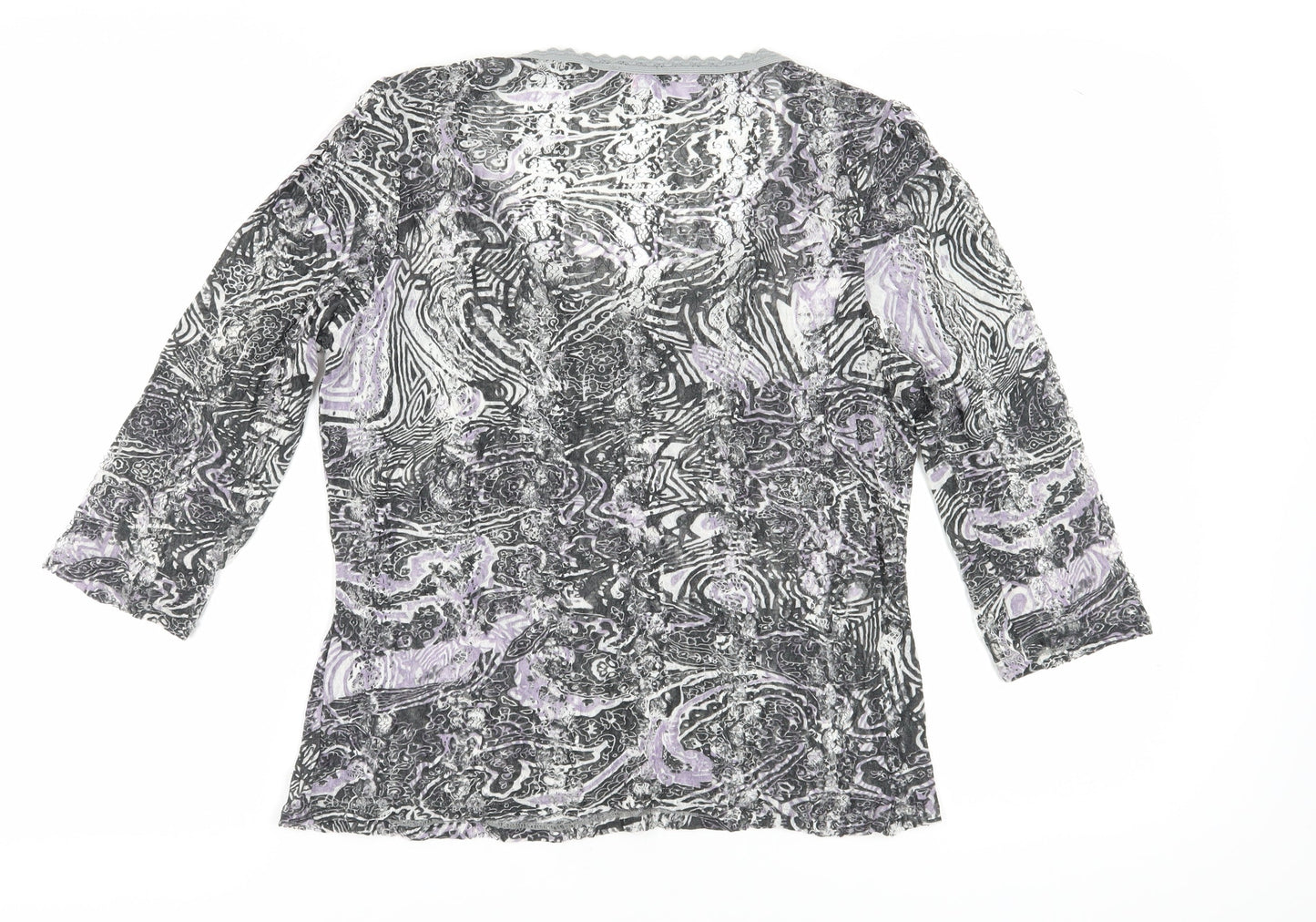 Womens UK Size 16 Per Una Multicoloured Jersey Blouse