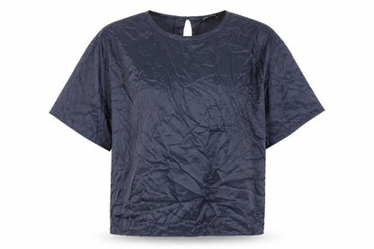 Womens UK Size 12 Zara Blue Basic Blouse