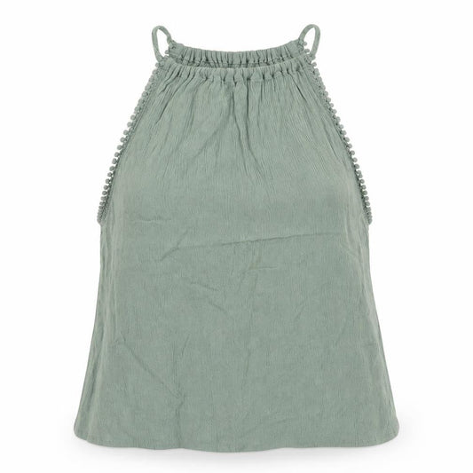 Womens UK Size 8 Divided Green Camisole Tank