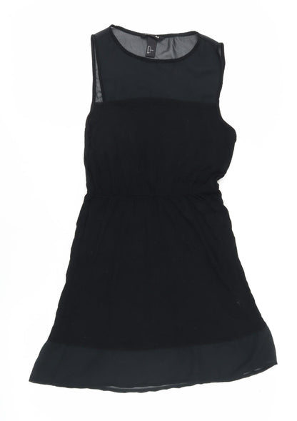 H&M Women's Black S Sleeveless Sheath Dress