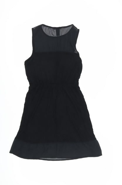 H&M Women's Black S Sleeveless Sheath Dress