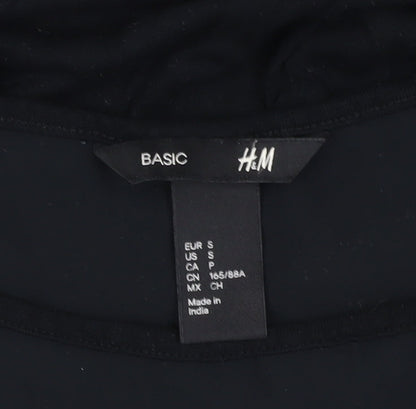 H&M Women's Black S Sleeveless Sheath Dress
