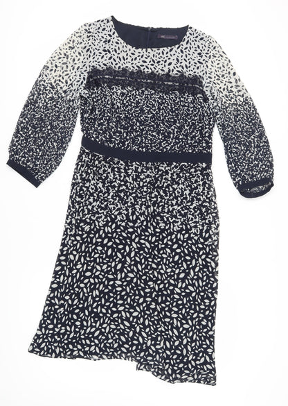 Marks and Spencer Women's Black Floral Fit & Flare Dress