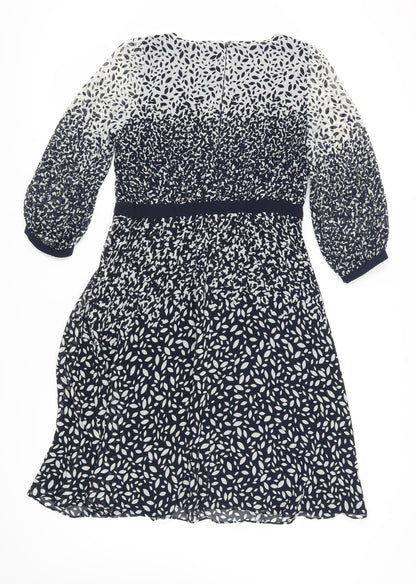 Marks and Spencer Women's Black Floral Fit & Flare Dress