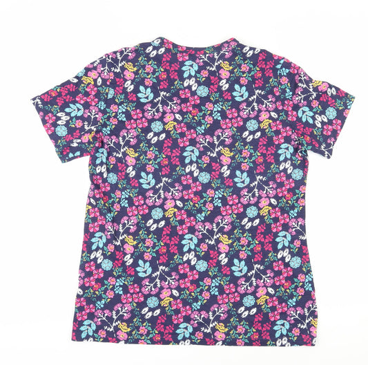 ISLE Women's Multicoloured Floral T-Shirt M