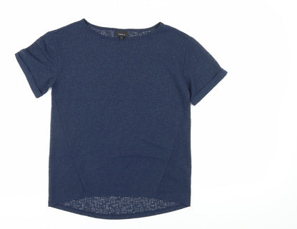 Womens UK Size 6 NEXT Blue Basic T-Shirt