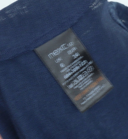 Womens UK Size 6 NEXT Blue Basic T-Shirt