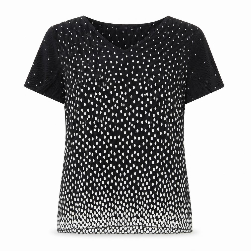 Womens UK Size L Bonmarché Black Basic T-Shirt