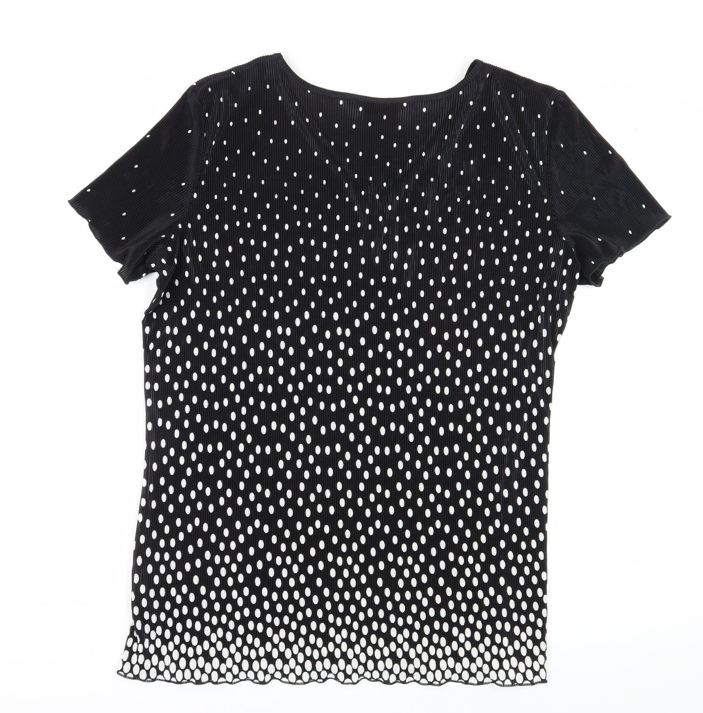 Womens UK Size L Bonmarché Black Basic T-Shirt