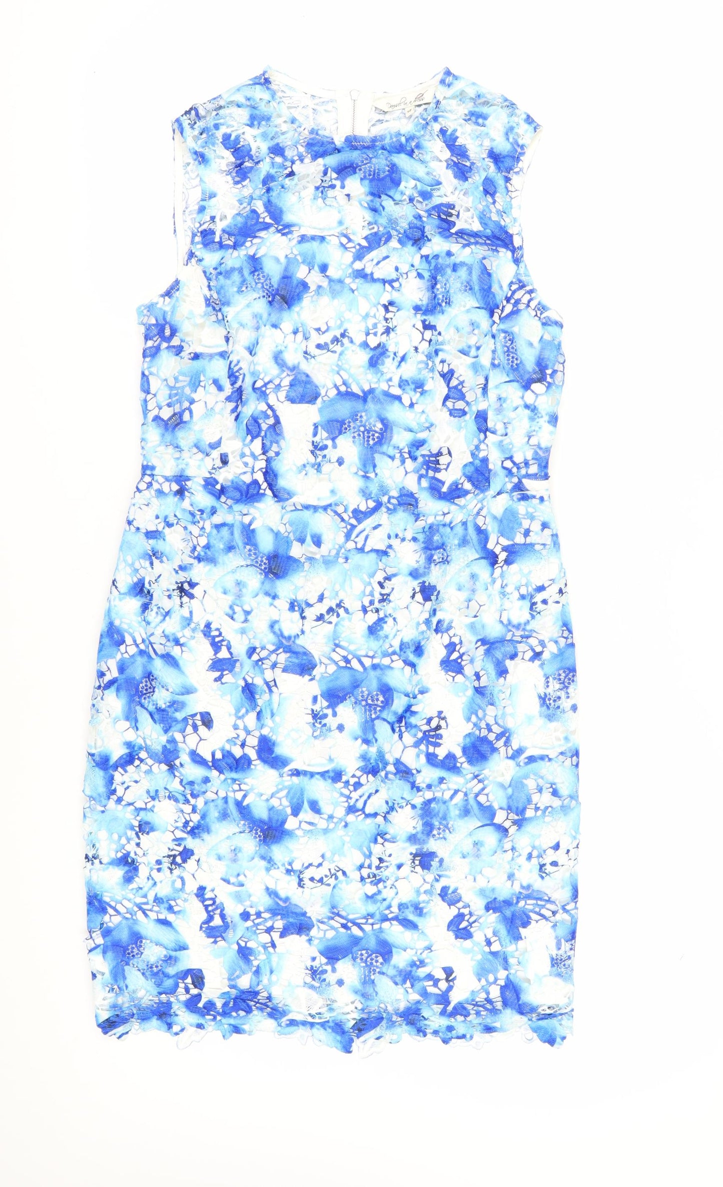 Damsel in a Dress Women's Blue Sheath, Size 12