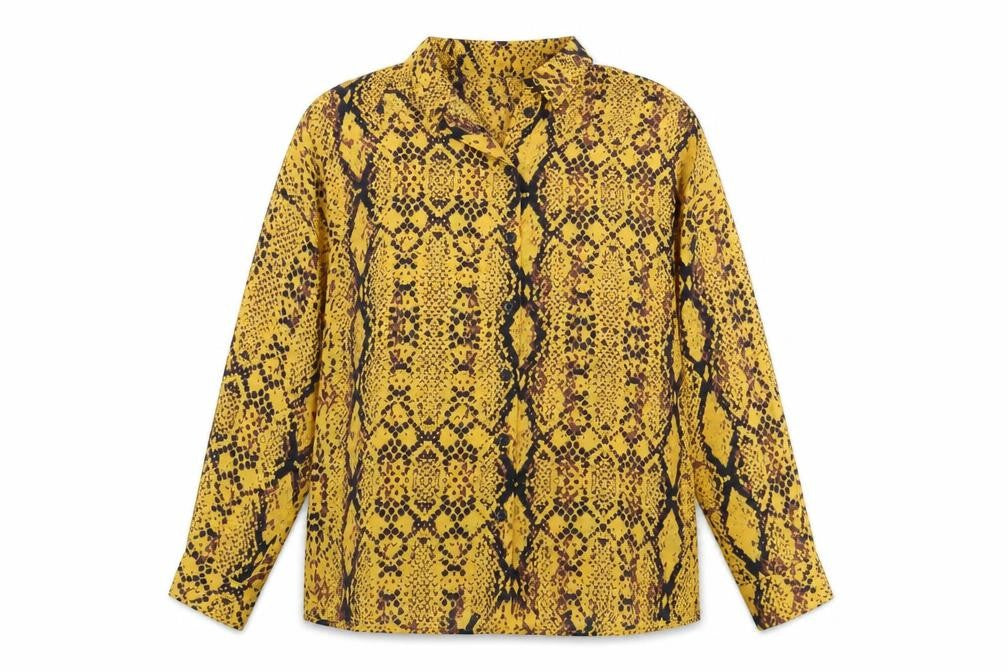 Womens UK Size 10 ASOS Yellow Tunic Blouse