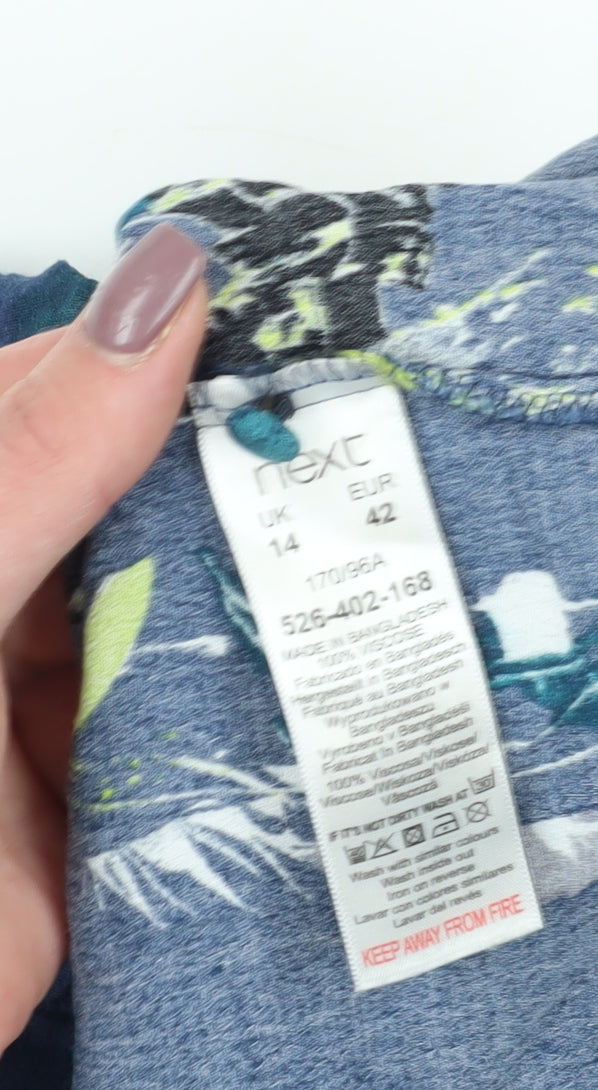 Womens UK Size 14 NEXT Blue  Blouse
