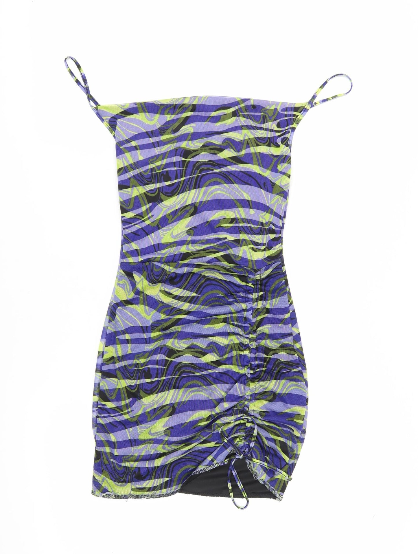 PrettyLittleThing Women's Multicoloured Bodycon Dress Size 6