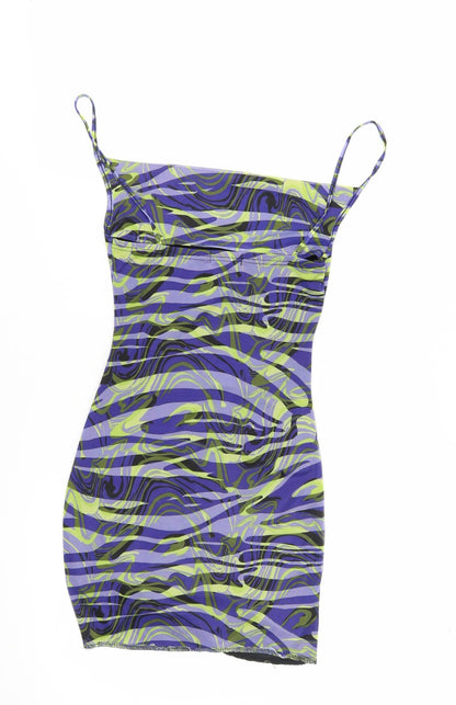 PrettyLittleThing Women's Multicoloured Bodycon Dress Size 6