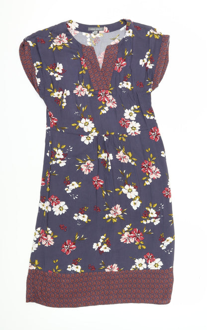 Laura Ashley Women's Multicoloured Knee Length Shift Dress