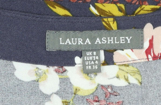 Laura Ashley Women's Multicoloured Knee Length Shift Dress