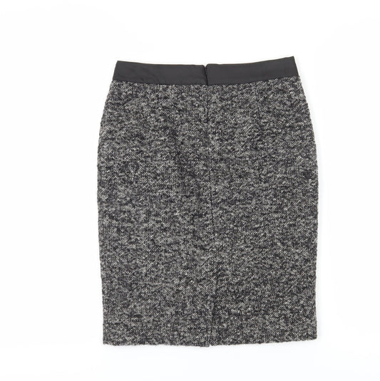 Boden Women's Grey Wool Pencil Skirt, Size 6, Knee Length