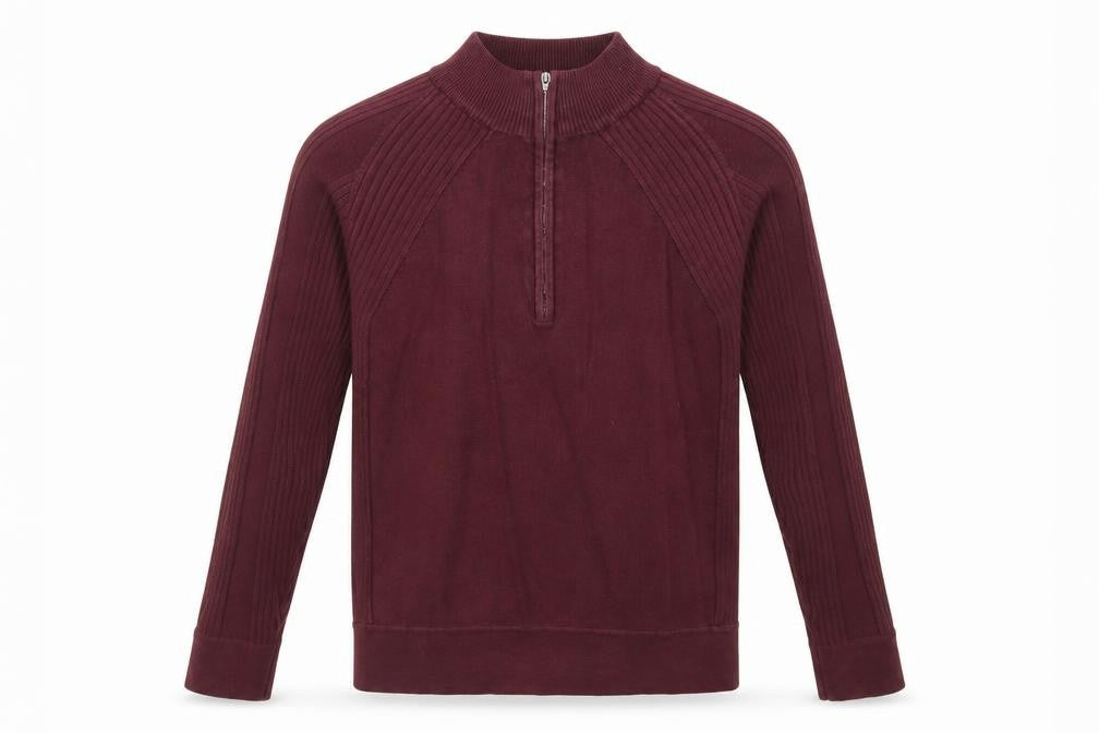 Mens UK Size S Ted Baker Red Full Zip Jumper
